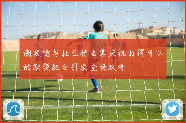 谢泼德与杜兰特击掌庆祝打得可以的默契配合引发全场欢呼